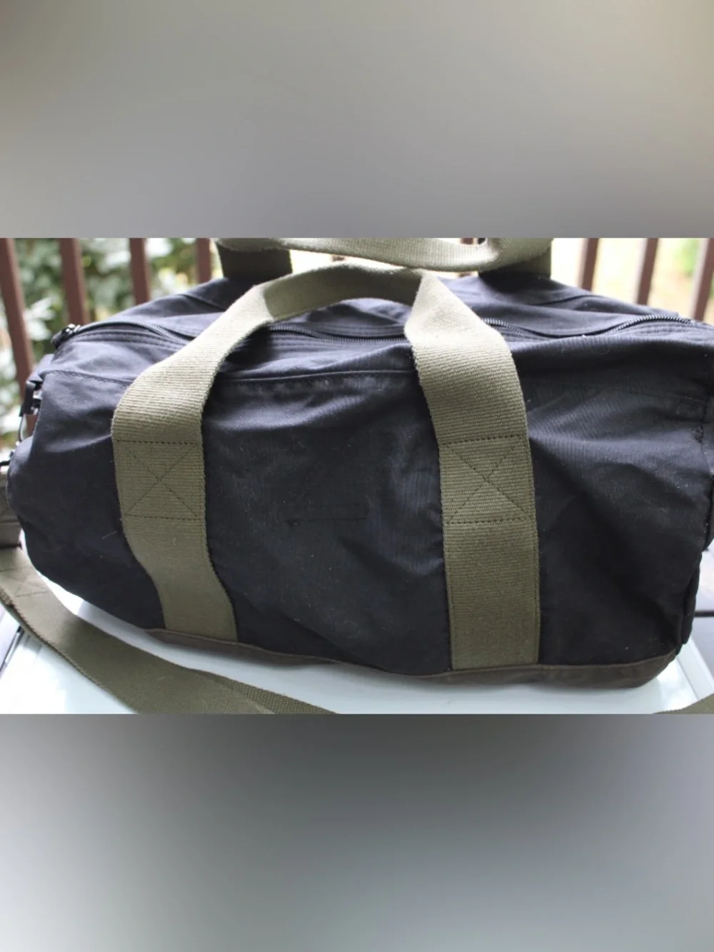 Armani exchange duffel bag
